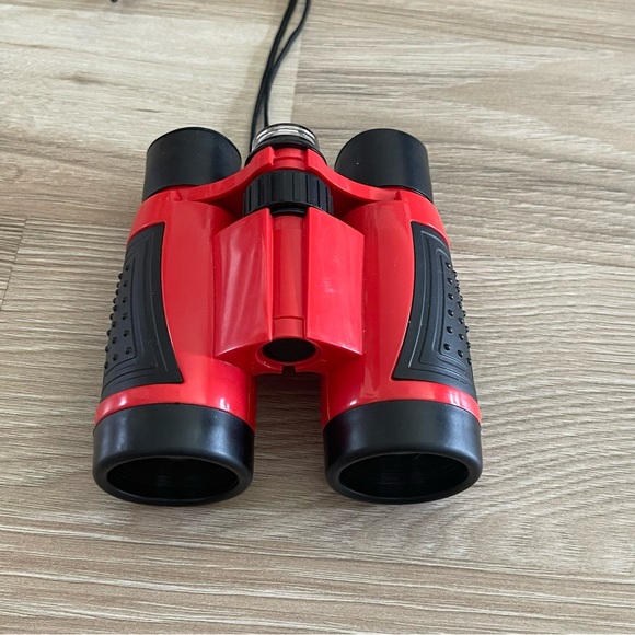 Red Binoculars for Outdoor Adventures - Picture 2 of 5